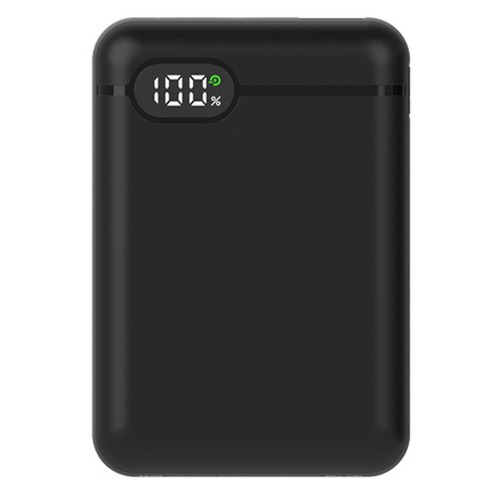 리큐엠 고속충 LCD잔량표시 10000mAh 미니 보조배터리 QP1000C