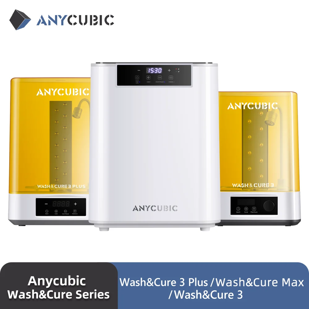 ANYCUBIC Wash&Cure 3/Wash&Cure 3 Plus/Max 3D 프린터 세척 모델 및 경화 모델