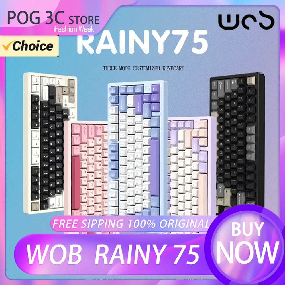 RGB WOB Rainy75 기계식 키보드