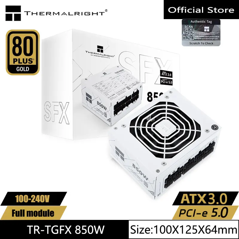 Thermalright 컴퓨터당 TR-TGFX850W 화이트 alimentatore