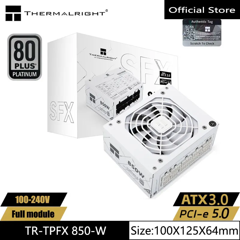 써멀라이트 TR-TPFX850-W 화이트 섀시 전원 공급 장치