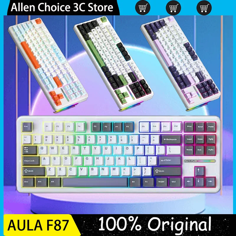 AULA F87 Pro 무선 기계식 키보드