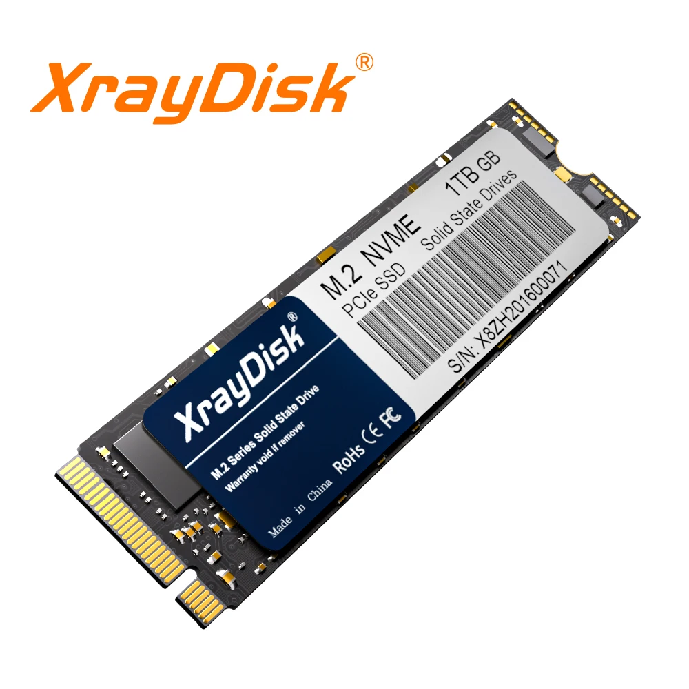 XrayDisk M.2 SSD PCIe NVME 128GB 256GB 512GB 1TB Gen3 * 4 솔리드 스테이트 드라이브 2280 노트북 데스크톱 용 내부 하드 디스크 HDD